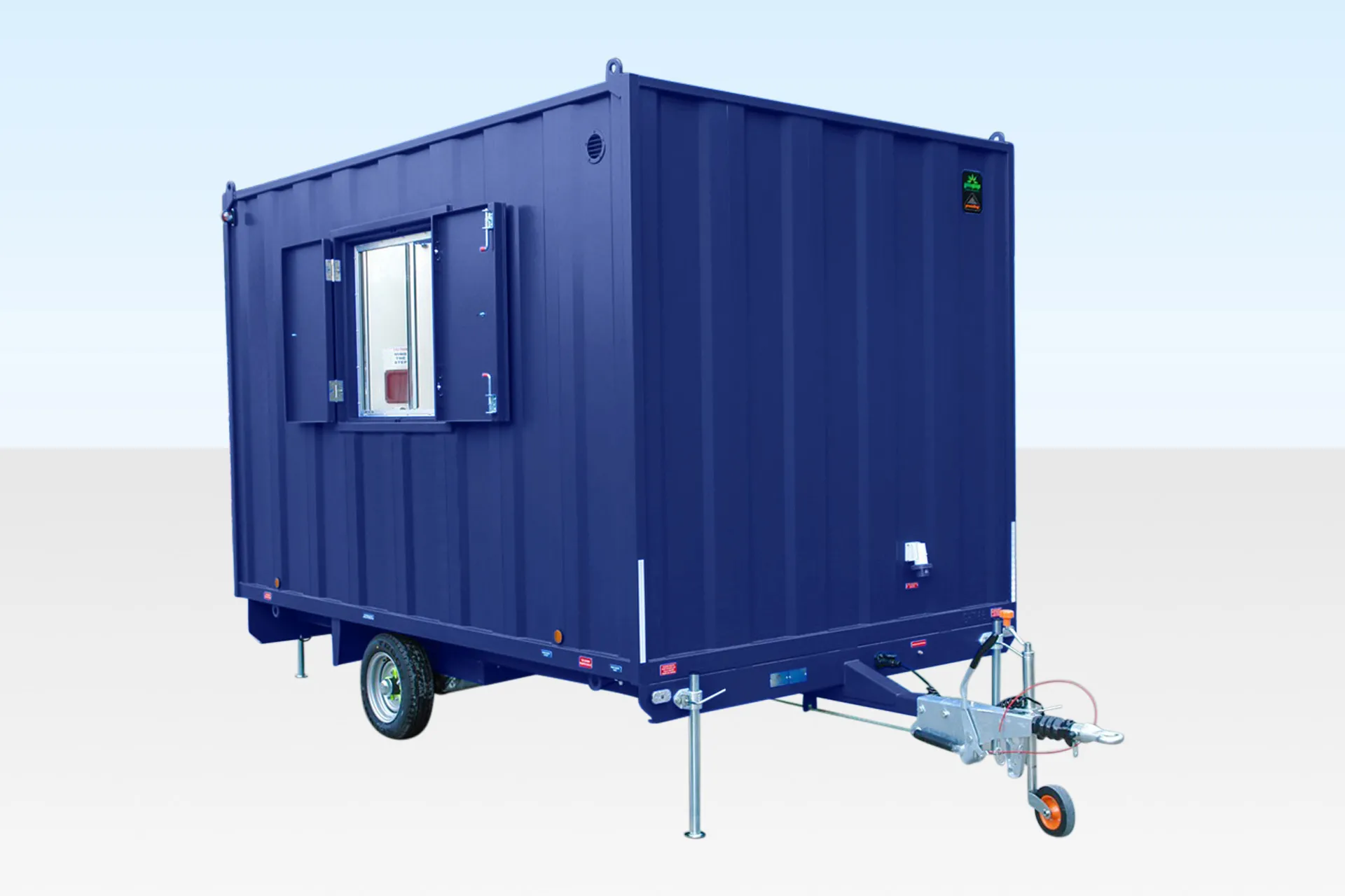 12ft Mobile Steel Canteen USA | Secure Towable Welfare Cabin 12ft Mobile Steel Canteen USA | Secure Towable Welfare Cabin