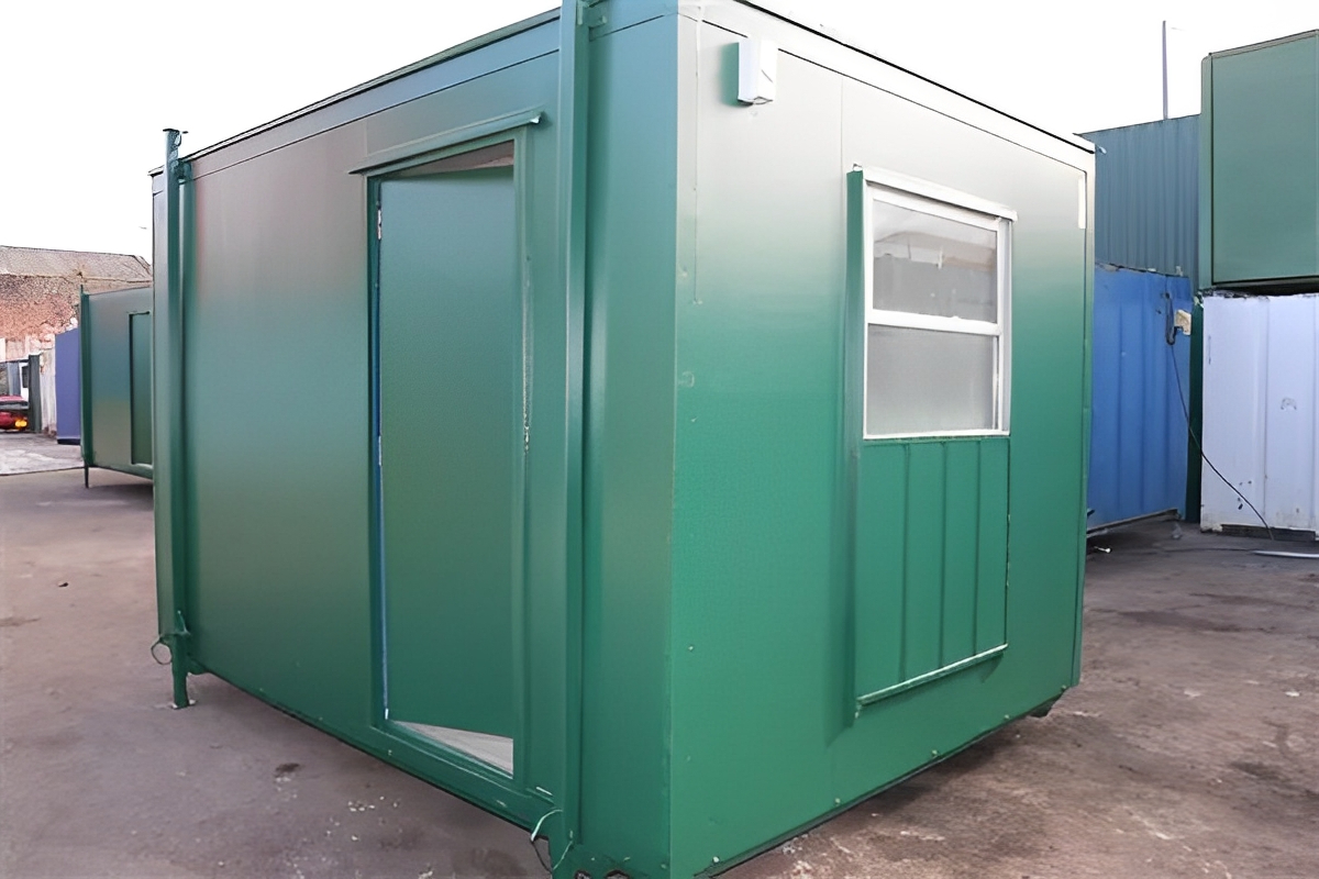 12Ft x 8Ft Steel Anti-Vandal Canteen Cabin - M-W Containers