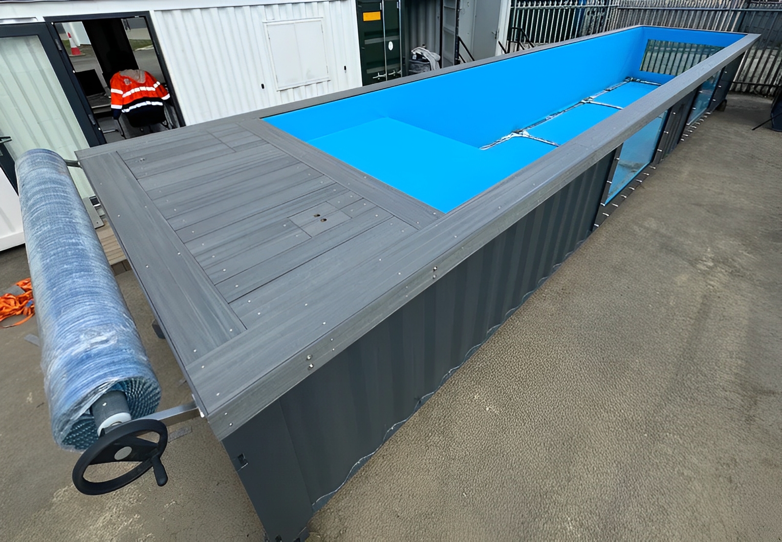 12M / 40ft Portable Container Swimming Pool | Ideal Outdoor Swimming Pool - M-W Containers