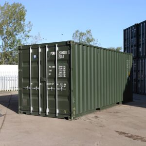 20Ft Shipping Container (One Trip) - Dark Green - Quality 100%