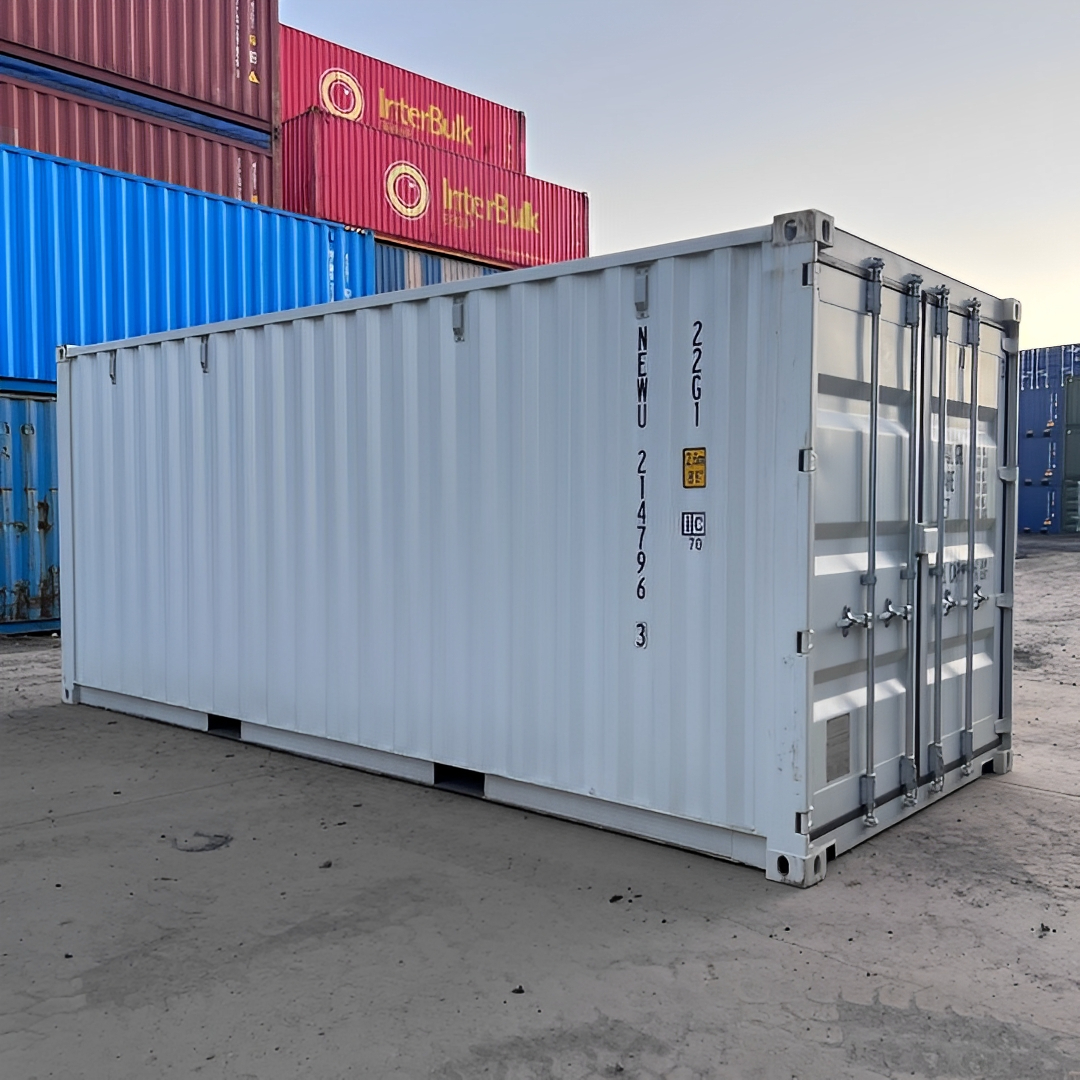 20Ft Shipping Container (One Trip) - White - Quality Assured