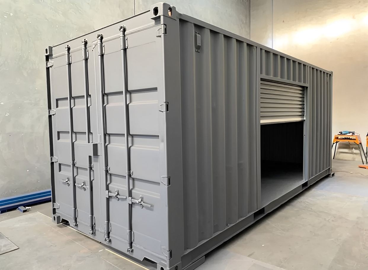 20ft x 8ft Container With Side Roll-Up Door - M-W Containers
