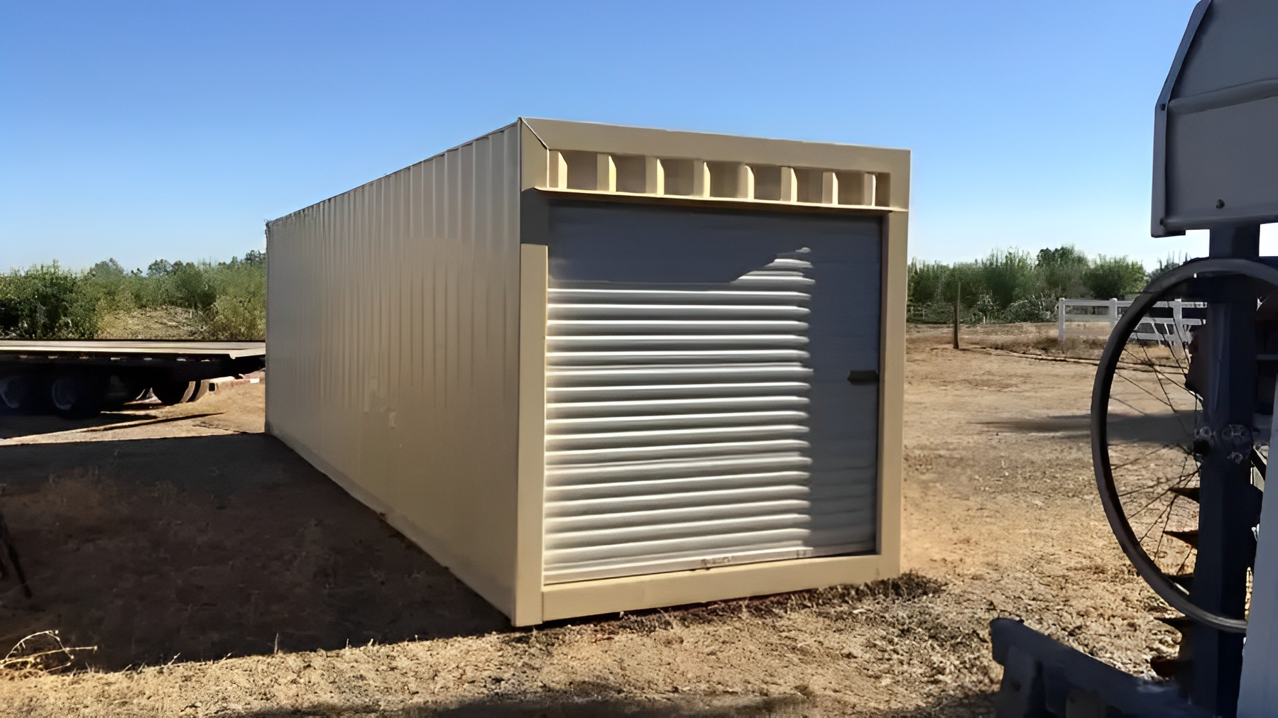 30ft Shipping Container With Roll-Up Door - M-W Containers