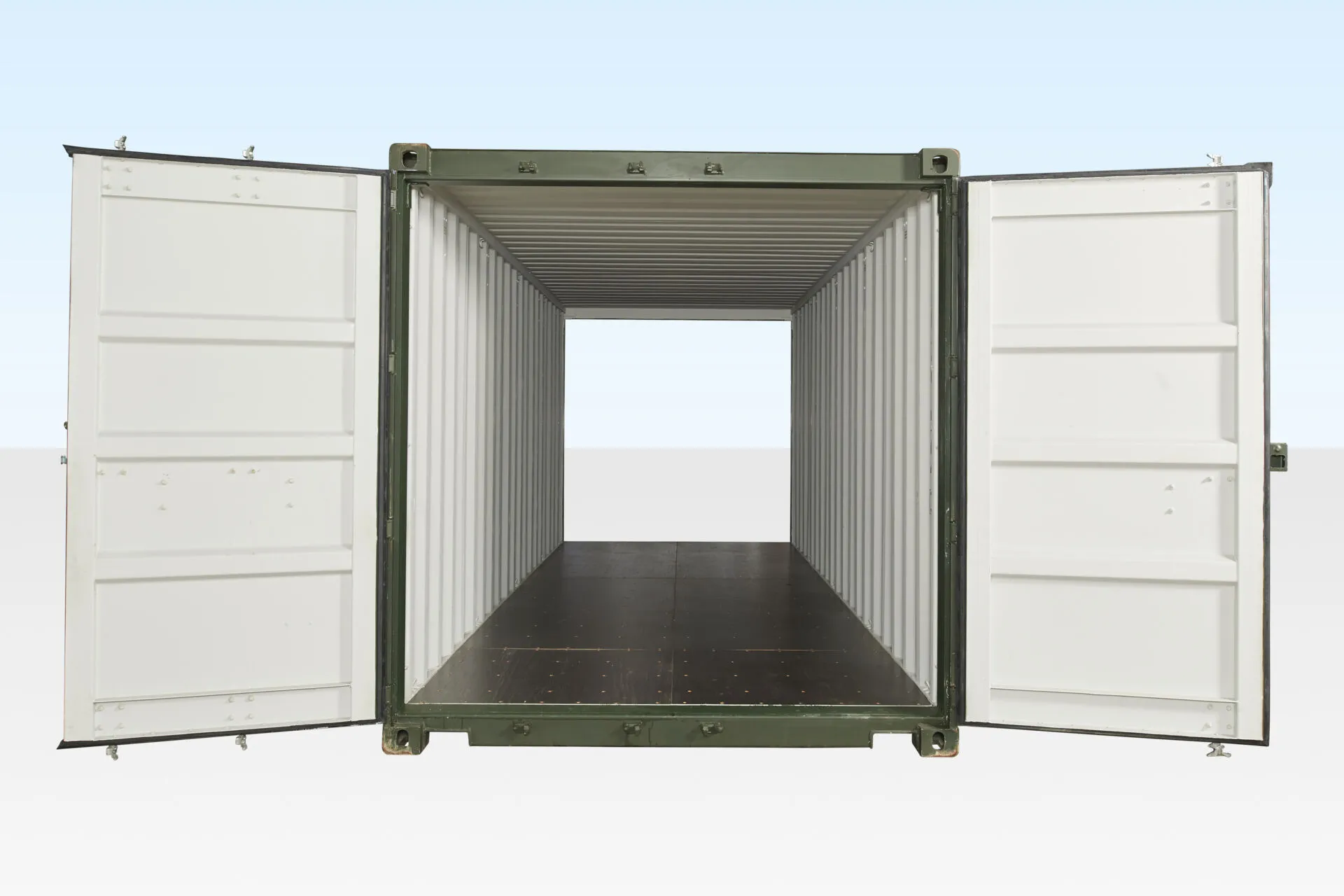 40ft x 8ft One Trip Tunnel Container – Double End Door Shipping Container