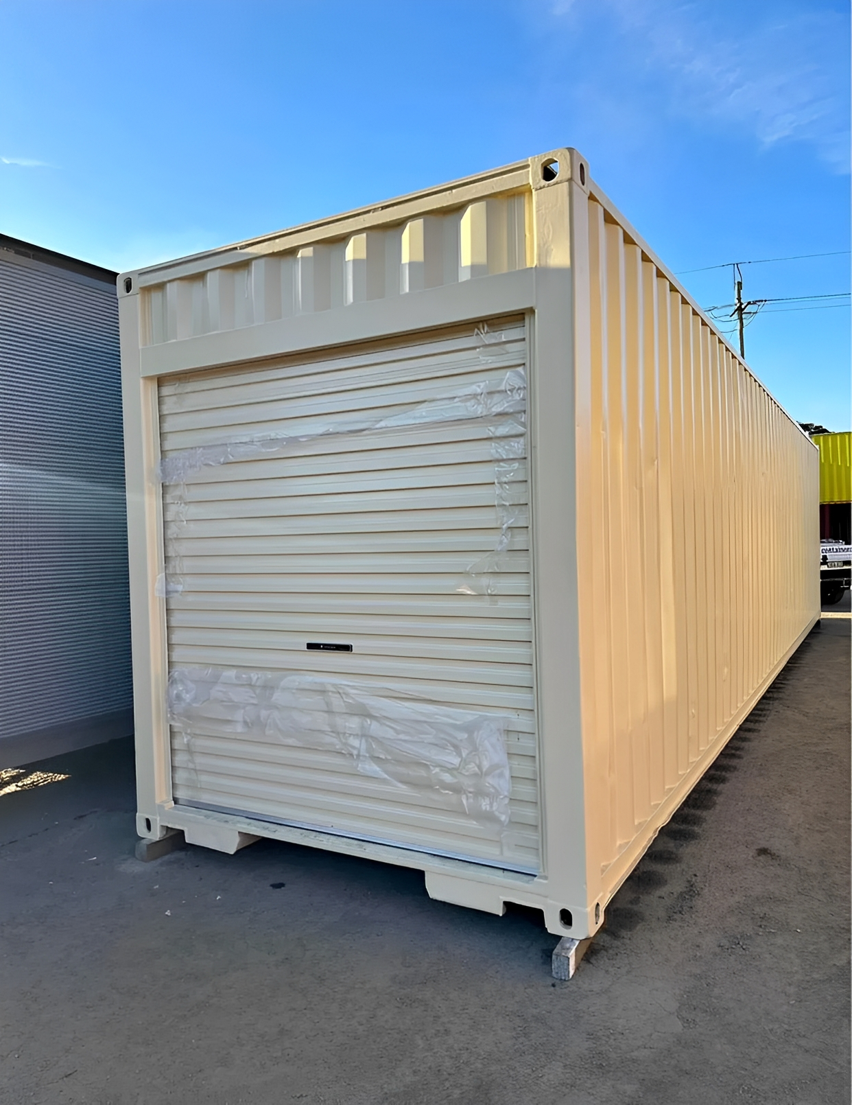 40ft X 8ft Shipping Container With Roll-Up Door - M-W Containers