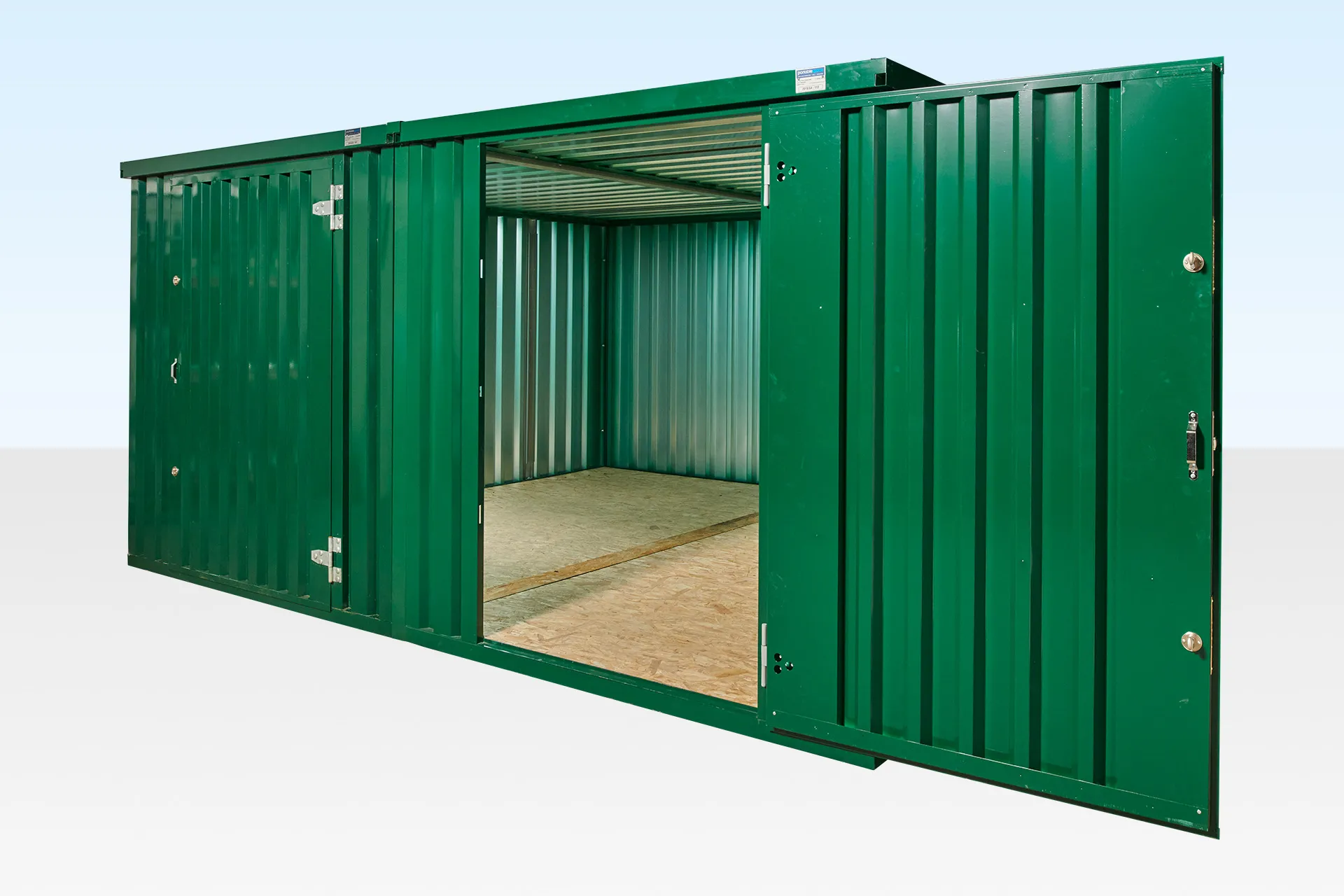 4M X 4.2M Side Linked Flat Pack Container Bundle (Powder Coated) - Act Now