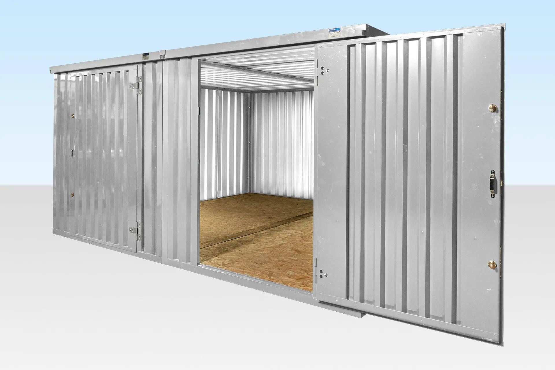 4M x 4.2M Side Linked Flat Pack Containers – Ultimate Galvanised Modular Storage