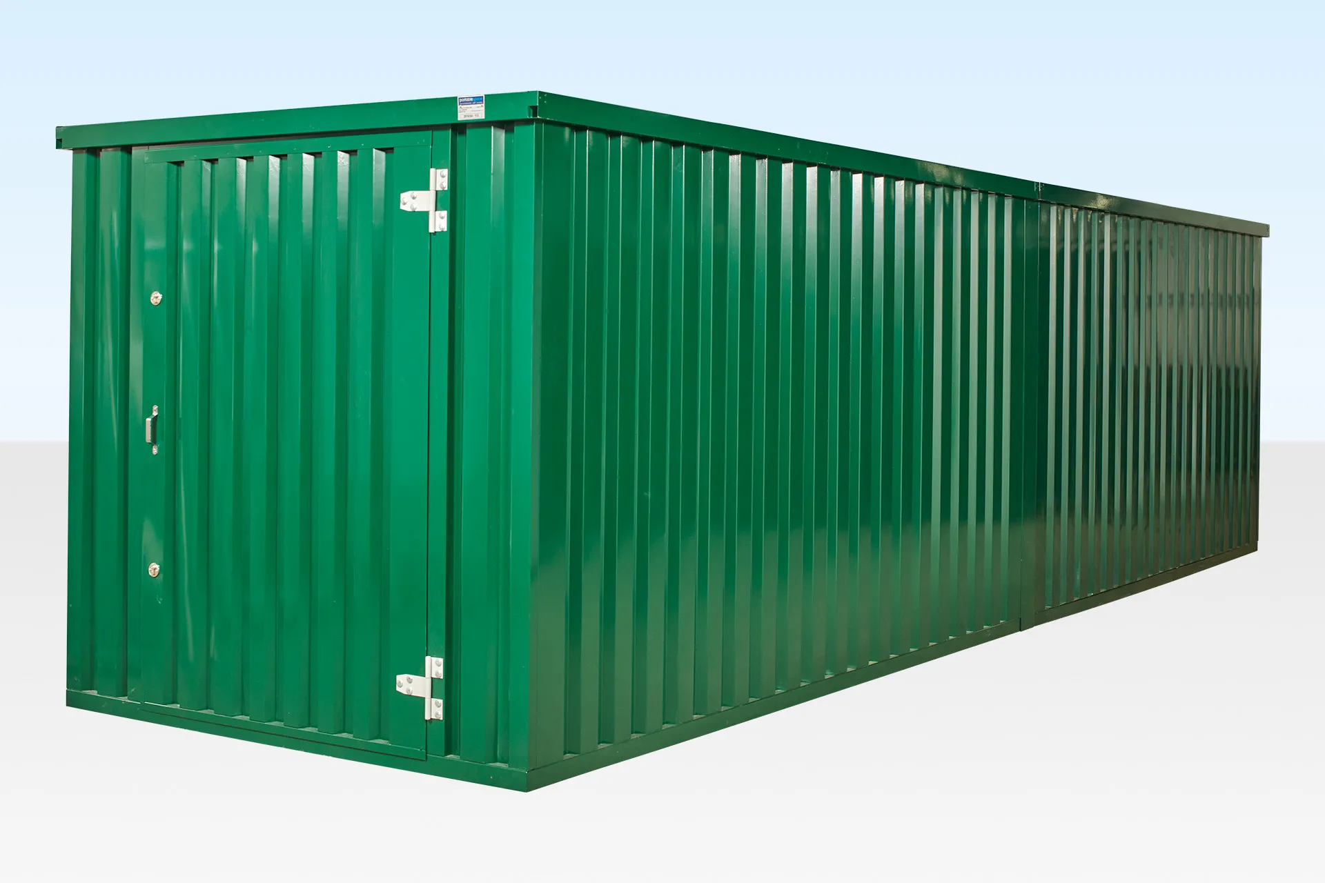 6m x 2.1m Linked Flat Pack Storage Containers - Secure Modular Storage