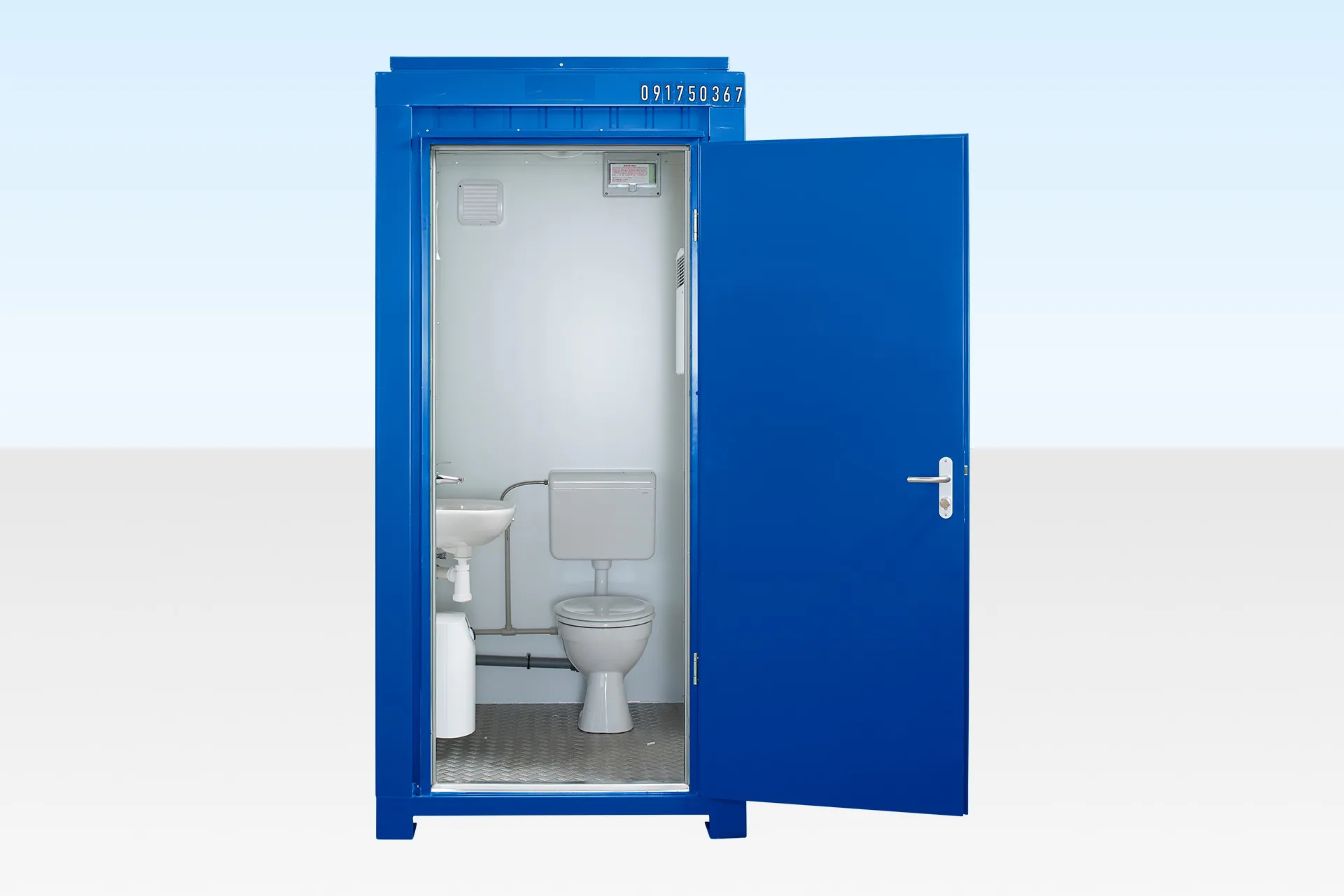 Ultimate Single Mains Toilet – Gentian Blue | Durable Steel Construction USA